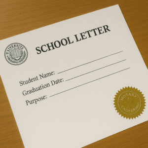 School Letter/Other Academic Records