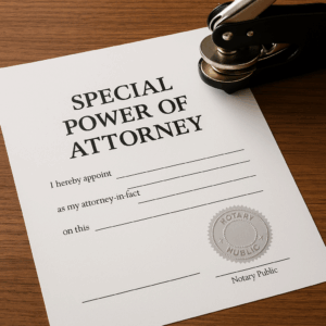 Special Power of Attorney
