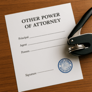 Other Power of Attorney