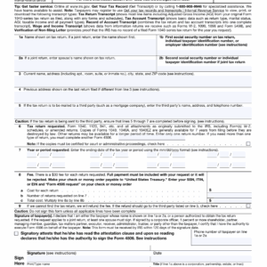IRS Tax Return (certified copy)